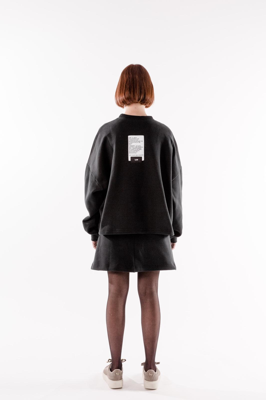 CROPPED LOOSE SWEATSHIRT